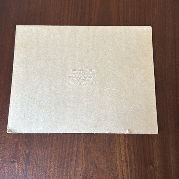 Fine Art Print Mountain Retreat by Shumaker # 407 11”x14” - Picture 6 of 8